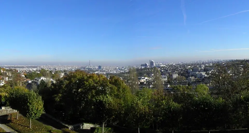 Meudon seen from the Observatory terrace
